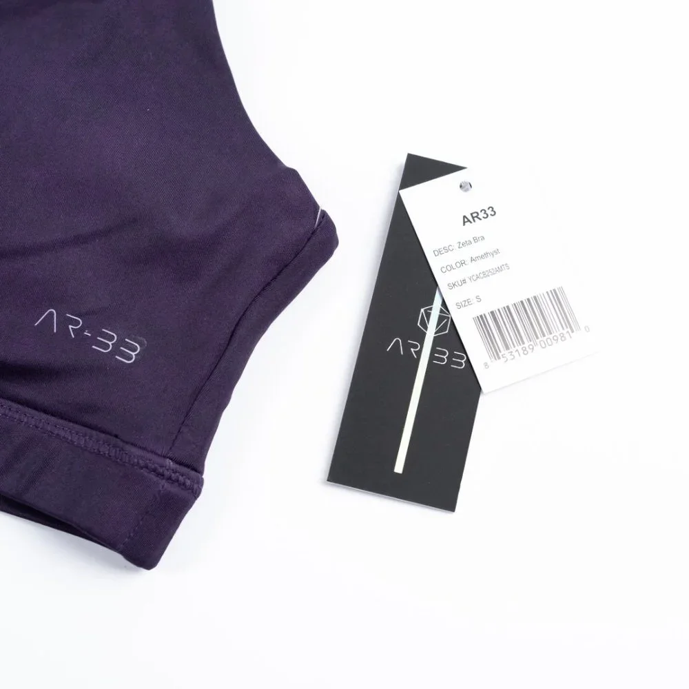 NEW AR-33 Zeta Amethyst Sports Bra